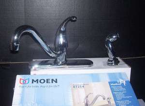 Moen Hadley Kitchen 1 Handle Faucet W Spray 87254 NEW  