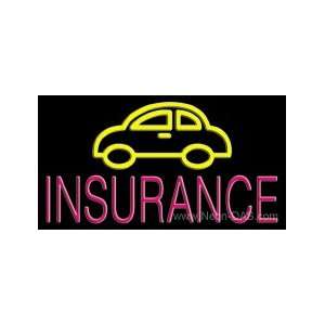    Auto Insurance Outdoor Neon Sign 20 x 37