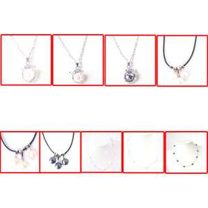   FASHION WOMENS CHARM NATURAL PEARL CRYSTAL NECKLACE PENDANT  