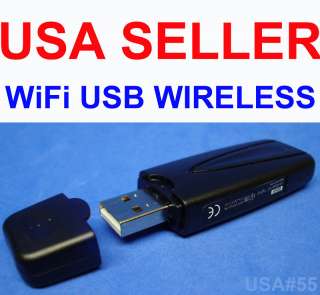 WiFi 2.0 USB WIRELESS ADAPTER NETWORK CARD 54 US SELLER  
