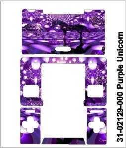 Nintendo DS Classic Skin   purple unicorn  