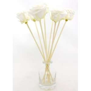    Mini Reed Diffuser   White Rose Clear Loft Vase
