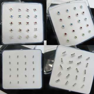 320pcs Wholesale Lot 925 Silver Nose Piercing Jewelry  