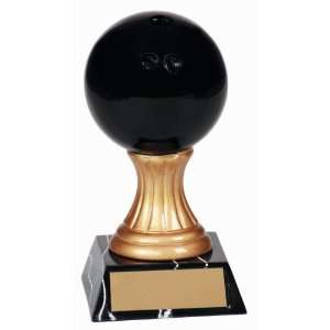  Trophy Paradise 5.5 Gold Pedestal Resin Award   Bowling 