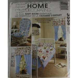  McCalls Home Decorating 3558 Pattern Baby Room Essentials 