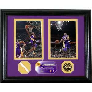 Kobe Bryant NBA All Star Photomint with Authentic Game Used Net Piece 