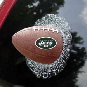    New York Jets NFL Shatter Ball Window Decal