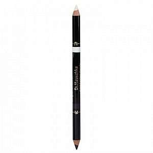 Dr.Hauschka Skin Care Eyeliner Duo Pencil, Plum/White, 1 ea