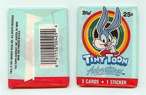 1991 Topps Tiny Toon Adventures single Wax Pack  