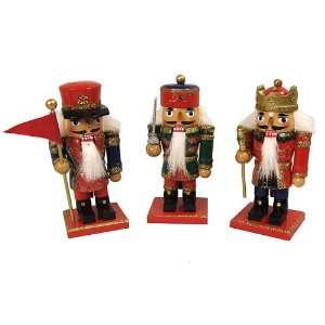   Wooden King & Soldier Nutcracker Christmas Figures 6