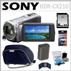  Sony HDR CX210 High Definition Handycam 5.3 MP Camcorder 