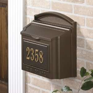  Whitehall Personalized Wall Mailbox Plaque Only Two Lines 