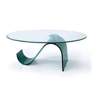  BH Design C22 Bent Glass Coffee Table, Black