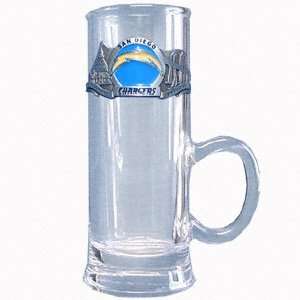 San Diego Chargers 2.5 oz Cordial Glass   Pewter Emblem  