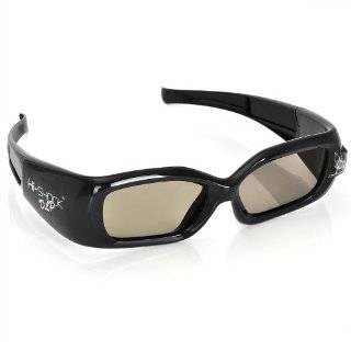 Hi Shock Black 3D DLP Link Active Shutter Glasses for 3D 