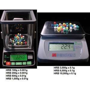 HRB 200g x 0.001g Pharmacy Balance Scale Weigh by LW Measurements 