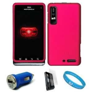 Piece Protective Snap On Hard Case Cover for Motorola Droid 3 Verizon 