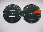   Sandcast gauge clock face plates MPH or KM/H tacho speedo meter  