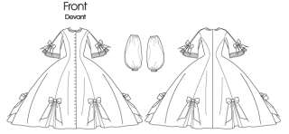 B5543 Butterick 5543 Civil War Victorian Dress Gown Costume Pattern 