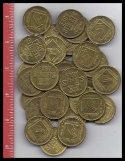 LOT OF 50 WA780Y EASY STREETS SEATTLE PARKING TOKENS  