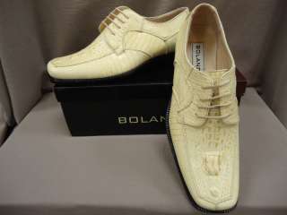New Mens Butter Yellow Croco Head Print Dress Shoes  