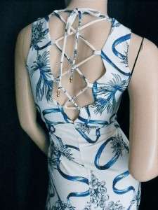 ROBERTO CAVALLI DRESS Blu Magico 4 Small/IT38 2012 NEW Summer Dress 
