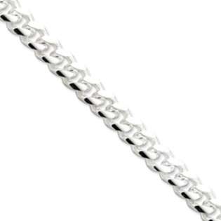 JewelryWeb Sterling Silver Link Chain Bracelet   9 Inch   10.5mm 