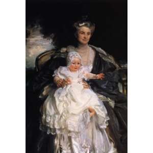  Oil Painting Mrs. Henry Phipps and Her Granson Winston 