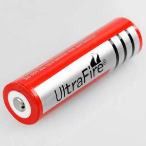 UltraFire 18650 3000mAh 3.7V Red Rechargeable Battery  