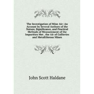   Air of Collieries and Metalliferous Mines John Scott Haldane Books