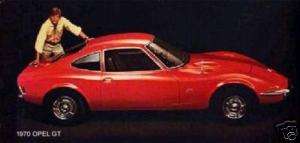 1970 BUICK ~ OPEL GT (RED) ~ REFRIGERATOR MAGNET  