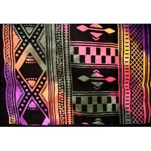 Tribal Tie Dye Tapestry Bedspread Coverlet Twin 
