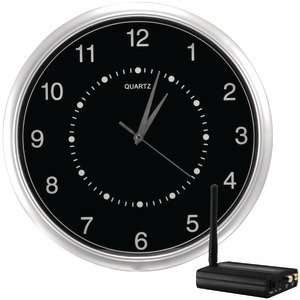 Security Man Clockcam Interference Free Wireless Wall Clock 