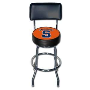  Syracuse Orange Swivel Bar Stool w/Backrest Sports 