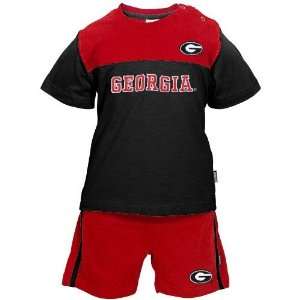  Georgia Bulldogs Infant Slider Short Set Sports 
