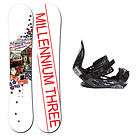 Millenium 3 Discord Mens Snowboard Package 150cm/Large NEW