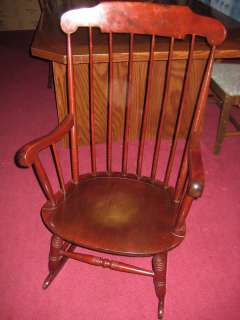 Nichols & Stone Co.   Solid Wood Rocking Chair   Cherry  
