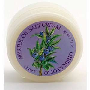 Mediterranean Spa Organic Salt Cream Body Scrub   MYRTLE OIL   3.5 oz.