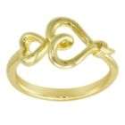  Heart Shaped Gold and Diamond Rings Childrens Jewelry 