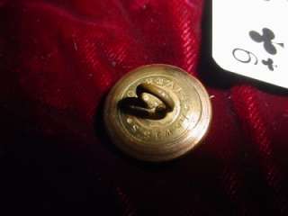 CUNARD line uniform button Lewiss Liverpool backmark 13/16  