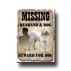 Italian Spinone Husband Missing Reward Fridge Magnet No 1 