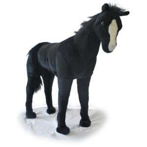  World Safari Standing Plush Black Horse 32 WS020 01 132 