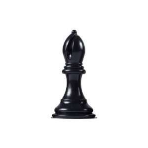   Replacement Black Chess Piece   Bishop 2 7/8 #REP0179 Toys & Games