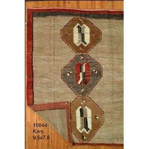  7x9 Hand Knotted Kars Turkey Rug   78x95