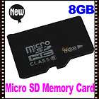 New 8GB Micro SD MicroSD High Capacity Flash Memory Card TF 8 GB With 