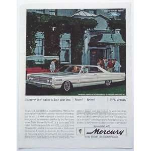  1966 Mercury Park Lane Del Monte Lodge, CA Print Ad (3418 