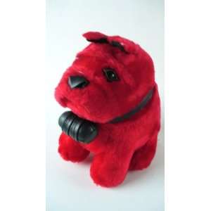 Red Dog with Barrel   Plush Toy Toys & Games