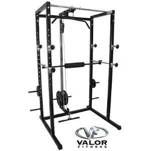 Valor Athletics Inc. BD   7 Power Rack with Lat Pull  