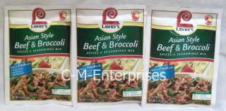 Lawrys Asian Style Beef & Broccoli Mix ( 3 Pack )  