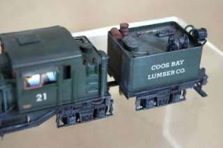   UNITED SCALE MODELS BRASS 3 TRUCK SHAY COOS BAY LUMBER LOCO pq  